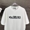 Balenciaga White Ripped Tee - Image 2