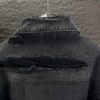 Balenciaga Dark Charcoal Long Sleeve Jacket Denim - Image 4