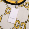 Gucci Yellow GG Damier-jacquard Jumper - Image 3