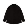 Balenciaga Black Logo Embellished Cotton Shirt