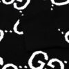 Gucci GG Black Supreme-Pattern Wool Hoodie - Image 3