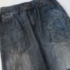 Balenciaga Front Button Ripped Frayed Jeans - Image 4