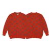Gucci Red GG Damier-jacquard Jumper