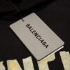 Balenciaga Black Tape Type Ripped Pocket Hoodie Oversized - Image 4