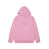 Balenciaga Pink B's Heart-shaped logo Hoodie