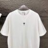 Christian Dior White Embroidery Bee T-Shirt - Image 4