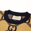 Gucci GG Beige Supreme-Pattern Wool Hoodie - Image 4