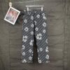 Christian Dior Dark Gray Monogram Wide Leg Denim