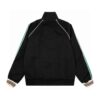 Gucci  Black GG Jacquard Knitted Zipper Men's Jacket - Image 5