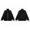 Gucci  Black GG Jacquard Knitted Zipper Men's Jacket - Image 7