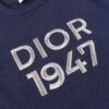 Christian Dior Blue Logo Printed Knit Sweater - Image 4