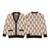 Gucci Red GG Interlocking G Cardigan