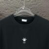 Christian Dior Black Embroidery Bee T-Shirt - Image 4