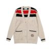 Gucci Interlocking Double G Diagonal Stripes Cotton Silk Cardigan