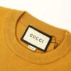 Gucci Web Stripe Yellow Wool Sweater - Image 5