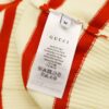 Gucci Red Striped Logo Crew Knit - Image 3
